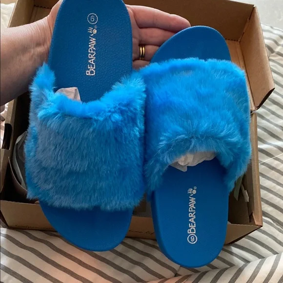 BearPaw Blue Women's Slippers - Picture 5 of 5